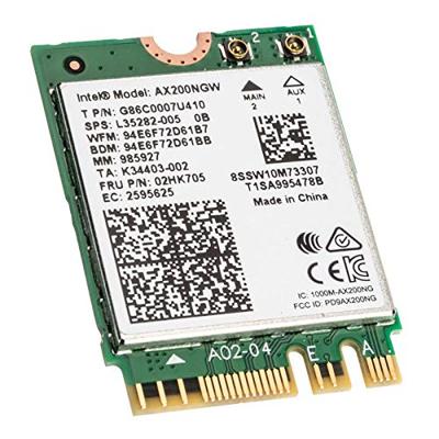 Intel NIC WI-FI 6 AX200 2230 WiFi-adapter PCI-Express 2400 MBit/s