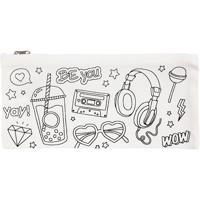 Creativ Company Etui, afm 11x23 cm, 210 gr, wit, 1 stuk - thumbnail