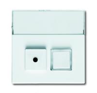 Busch-Jaeger 2CKA001582A0348 Tekstveld, Knop Afdekking Axcent Wit, Verkeerswit 1 stuk(s) - thumbnail