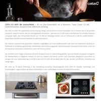 Gaskookplaat Cata CCI 6031 BK 60 cm - thumbnail