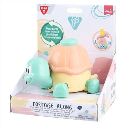 Playgo lopende schildpad met drukknop