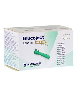 Glucoject Lancets Plus 33g 100 44121