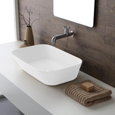 Waskom By Goof Mees Design Opbouw Wastafel Rechthoek 60x42 cm Mat Wit Waskom By Goof Mees Design Opbouw Wastafel Rechthoek 60x42 cm Mat Wit