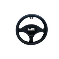 HP Autozubehör Stuurwielhoes (Ø x h) 40.5 cm x 3.5 cm Echt leer Zwart 37 - 39 cm - thumbnail