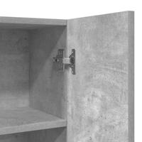 Wasmachinekast 70,5x25,5x90 cm betongrijs - thumbnail