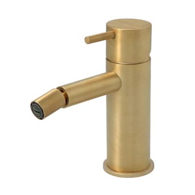 Hotbath Cobber Bidetmengkraan zonder Waste - Geborsteld Messing PVD - V01