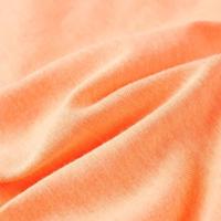 Kindershirt met korte mouwen 128 neonoranje - thumbnail