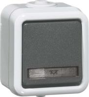 PEHA by Honeywell 303111 Knop Compleet 1-voudig Grijs 1 stuk(s) - thumbnail
