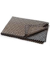 David Fussenegger David Fussenegger plaid DECO fishnet 130x200cm zwart - thumbnail