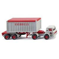 Wiking 052501 H0 Vrachtwagen Harvester containeropleggercombinatie 20 Seeland - thumbnail
