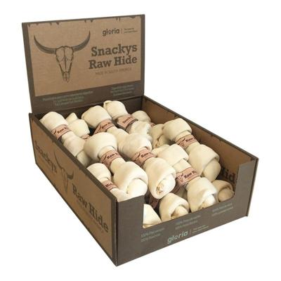 Hondensnoepjes Gloria Snackys Rawhide 15-17 cm Naakt 18 Stuks