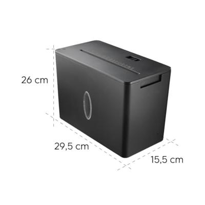 Hama Safe X40-B Papierversnipperaar 4 vellen 4 x 33 mm P-4 8 l Ook geschikt voor Creditcards Hama Safe X40-B Papierversnipperaar 4 vellen 4 x 33 mm P-4 8 l Ook geschikt voor Creditcards