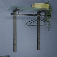 Wandkapstok Bavo Zwart - thumbnail