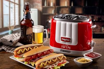 Ariete party time hotdogmaker 0206/00 hot dog maker (rood/wit)