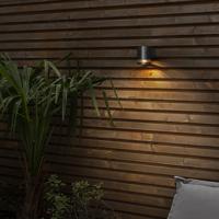 Solar Wandlamp LED Zilver - thumbnail