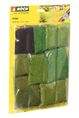 Noch 7066 Grasvezels Assort Korte H0, TT, N, Z Schaal