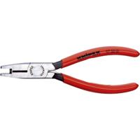 Knipex Krimptang voor Scotchlokverbinders met snijkant met kunststof bekleed 155 mm - 975001 - thumbnail