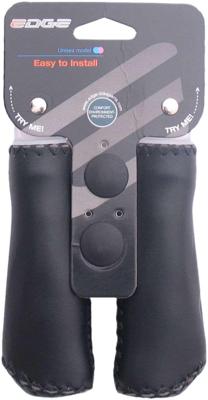 Edge Handvatset kunstleer - zwart - 2*135mm (winkelverpakking)