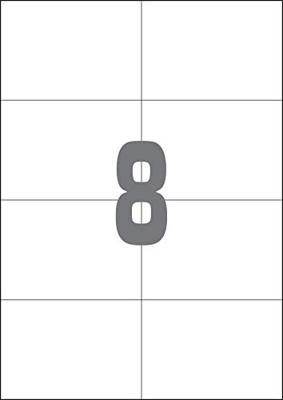 A4 etiketten 105 x 74 mm wit 100 vel Sorex - thumbnail