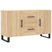 Dressoir 100x36x60 cm bewerkt hout sonoma eikenkleurig - thumbnail