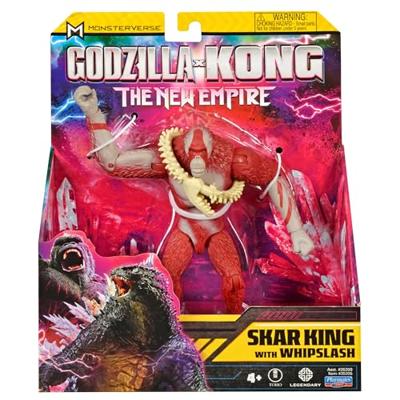 Godzilla x Kong The New Empire Skar King met Whipslash actiefiguur - 15 cm