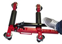 Berger & Schröter Rangier und Radmontagehilfe mechanisch Verrijdbare autokrik 0.567 t Werkhoogte: 33 - 65 cm - thumbnail