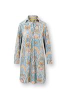 Pip Studio Daaltje Nachthemd Lange Mouw Jabali Blauw XS - thumbnail