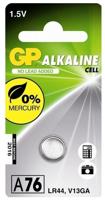 GP Knoopcel LR44 1.5 V 1 stuk(s) 110 mAh Alkaline GP76ASTD967C1 - thumbnail