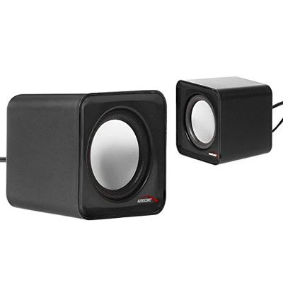 Audiocore AC870 B 2-weg 3 W Zwart, Grijs Bedraad