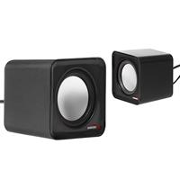 Audiocore AC870 B 2-weg 3 W Zwart, Grijs Bedraad - thumbnail