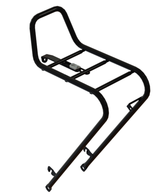 Steco voordrager Flow 28 inch staal zwart