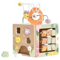 Classic World houten activiteitenkubus honingbij, 5dlg. - thumbnail