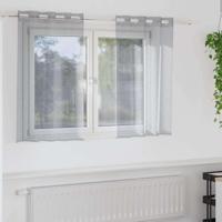 VidaXL Voile gordijn 2 pcs donkergrijs 140 x 140 cm polyester - thumbnail