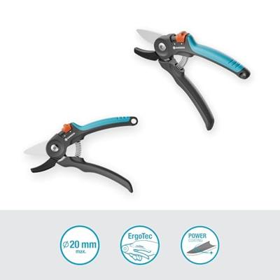 GARDENA 12240-20 PremiumCut Trockenes Holz Tuinschaar Amboss