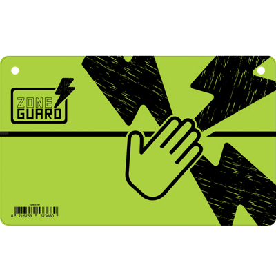 ZoneGuard Waarschuwingsbord Gevaar: Schrikdraad