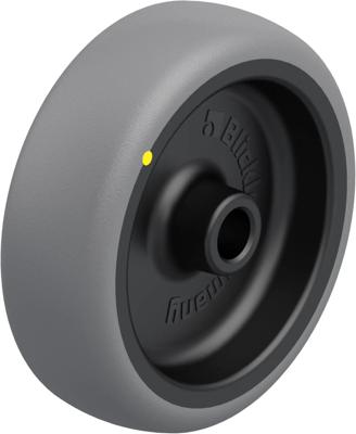 Blickle TPA 101/12G-ELS Wiel met hoog draagvermogen Wieldiameter: 100 mm Draagvermogen (max.): 70 kg 1 stuk(s)