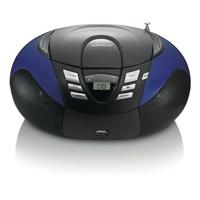 Lenco SCD-37 USB Blue Portable FM Radio CD and USB player Blue - SCD-37 USBBLUE - thumbnail