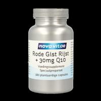 Nova Vitae Rode gist rijst + 30mg Q10 180 Vegetarische capsules - thumbnail