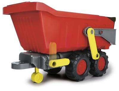 Dickie Abc fendti tractor met aanhanger en boerderij - thumbnail