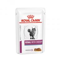 Royal Canin Cat Renal Chicken Gravy Pouch Wet 12x85g - thumbnail