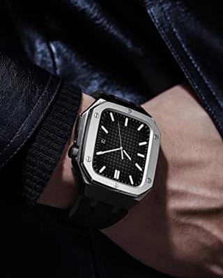 Leuninghouder vlak m8 zwart 3551-18