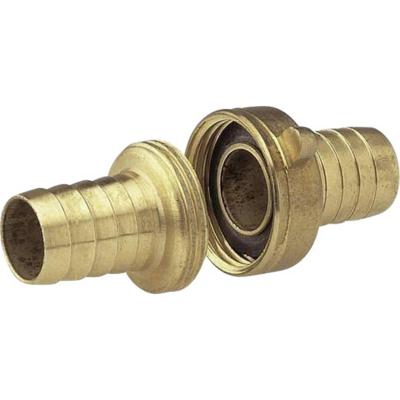 GARDENA 07151-20 Messing Slangschroefstuk 26,44 mm (3/4) buitendraad, 24,2 mm (3/4) binnendraad, 13 mm (1/2) Ø