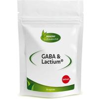 GABA & Lactium® | Met citroenmelisse, L-theanine, folaat, biotine en zwarte peperextract (BioPerine®) | 30 vegetarische capsules | Vitaminesperpost.nl - thumbnail