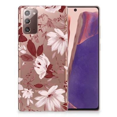 Smartphone hoesje Samsung Note 20 Watercolor Flowers