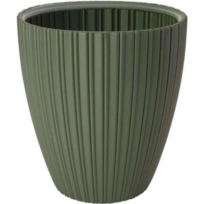 Bloempot - Garden ID - Fancy - 40 x 42 cm - Voor tuin, balkon of interieur - Limoengroen