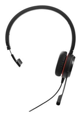 Jabra Evolve 30 II, Microsoft Teams gecertificeerde stereo bedrade headset met oproepbesturingseenheid, ruisonderdrukkende microfoon, LED-indicatoren, uitstekende geluidskwaliteit - USB-C/A, zwart
