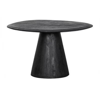 WOOOD Organische Salontafel 'Posture' Mangohout, 70 x 59cm, kleur Zwart