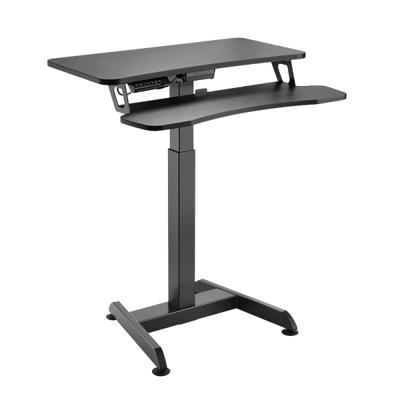 LogiLink EO0014 Statafel Kleur tafelblad: Zwart Elektrisch in hoogte verstelbaar, Ergonomisch, Toetsenbordplateau (uittrekbaar) Hoogte (max.): 1220 mm - thumbnail