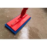 Schuurspons vikan medium125x245x23mm blauw nylon | 10 stuks - thumbnail