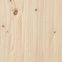 Bedframe met hoofdbord massief hout - thumbnail